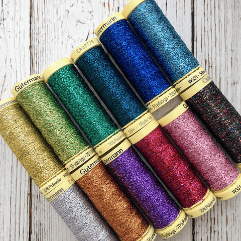 Hilo Metalizado Gutermann 50mt