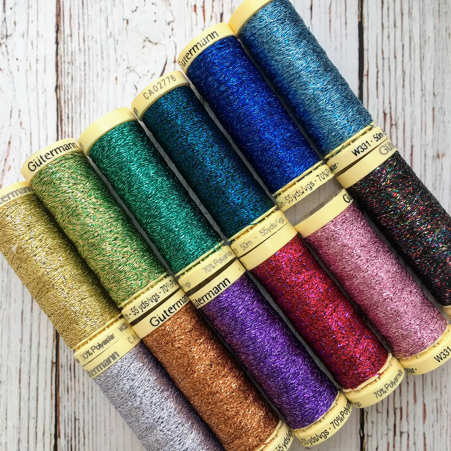 Hilo Metalizado Gutermann 50mt 1