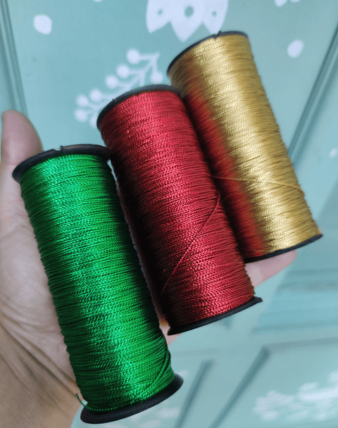 Rollo Cordoncillo Metalizado 100mts