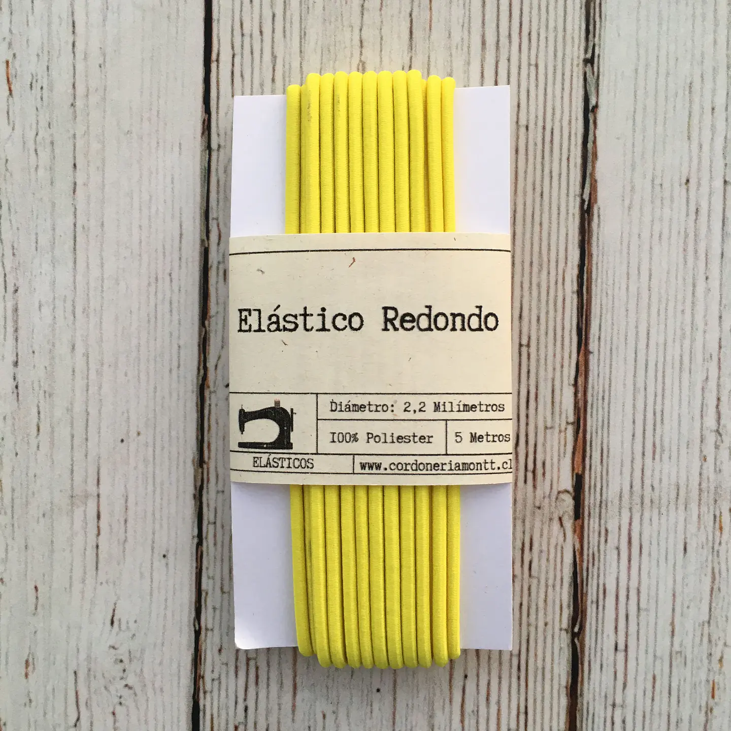 Elástico redondo colores 5mts 3