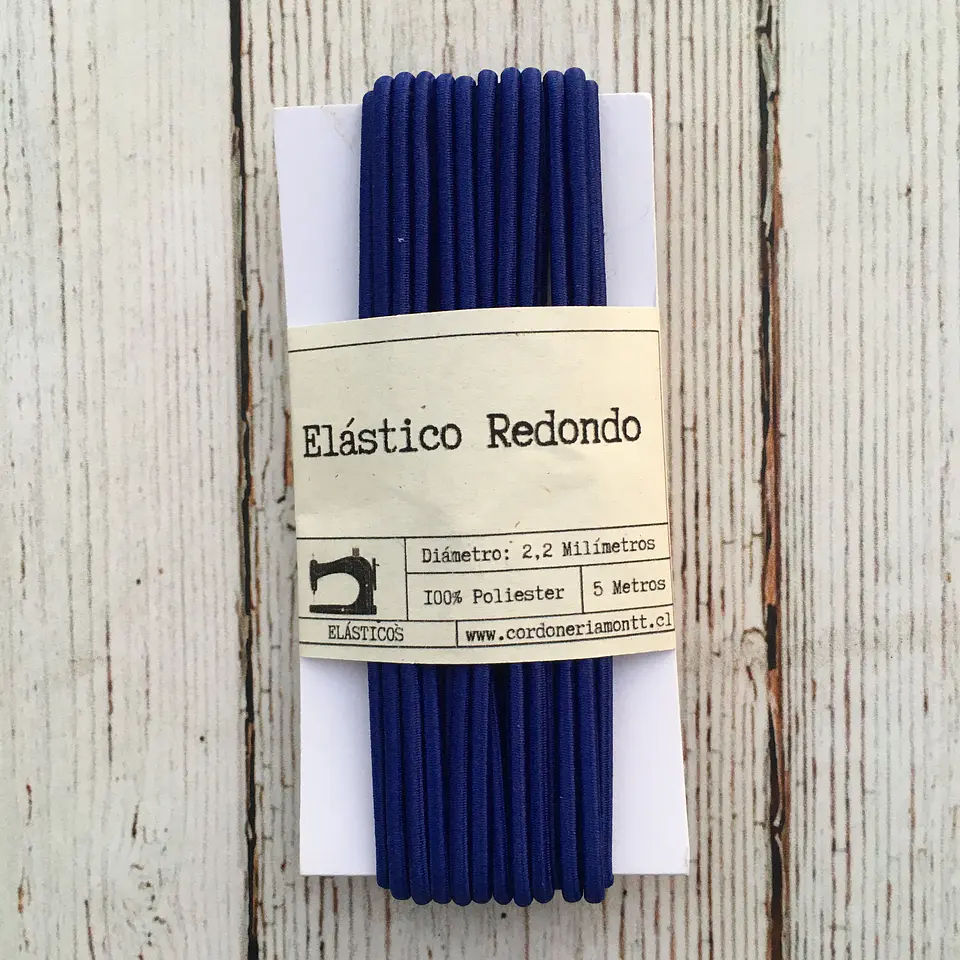 Elástico redondo colores 5mts 4
