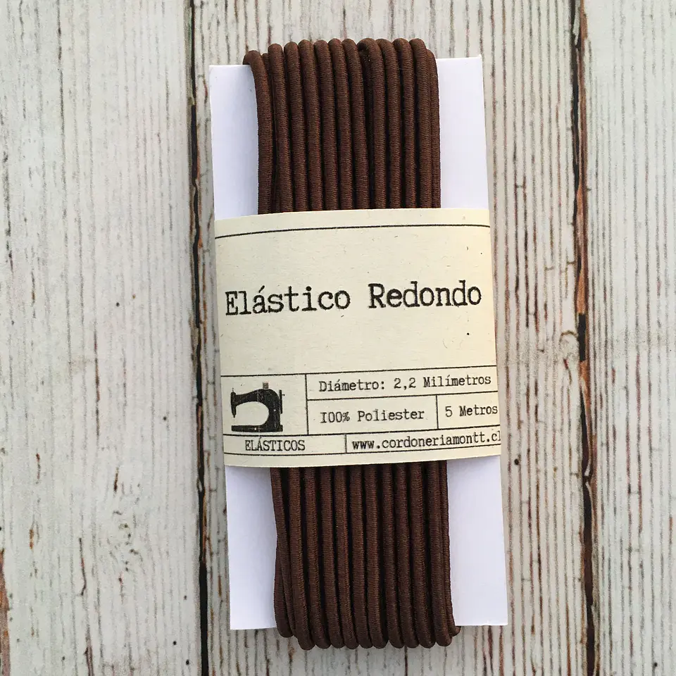 Elástico redondo colores 5mts 7
