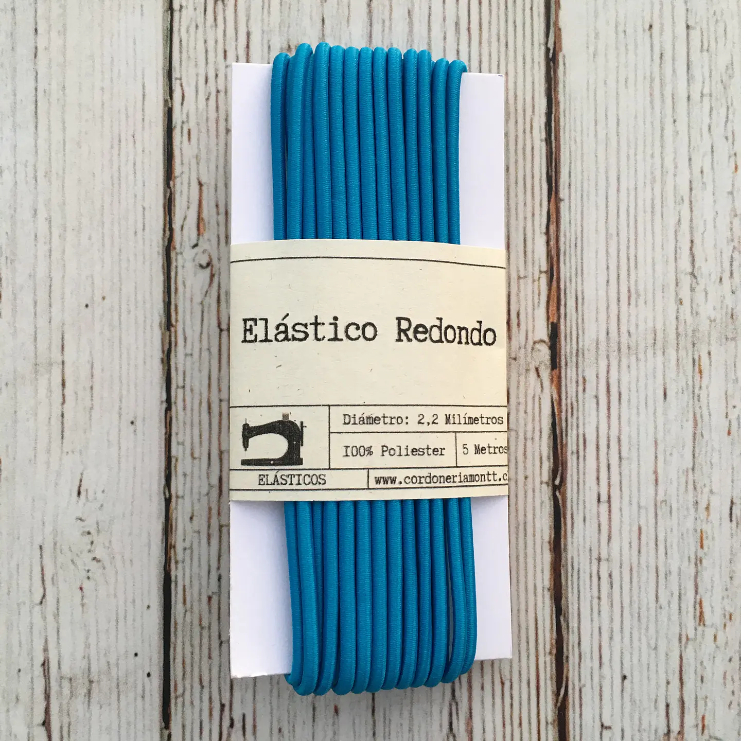 Elástico redondo colores 5mts 8