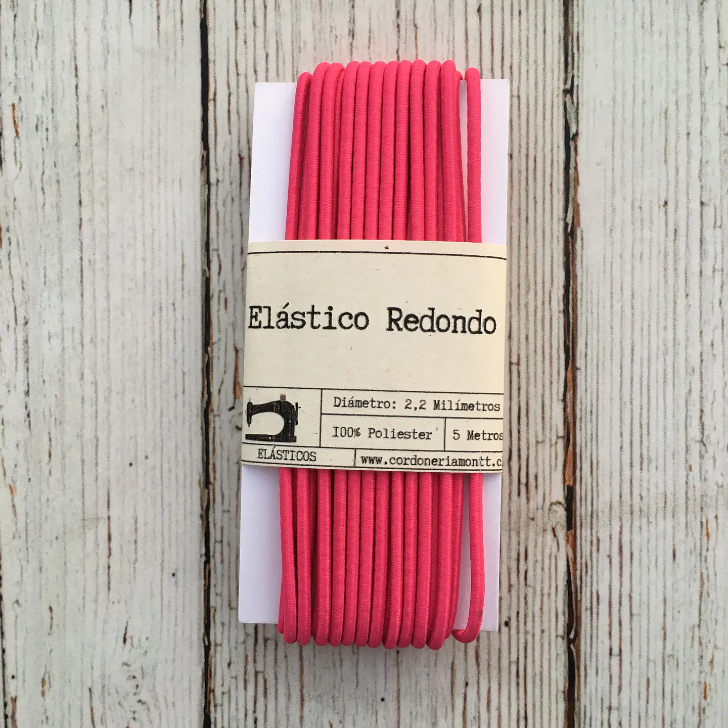 Elástico redondo colores 5mts 10