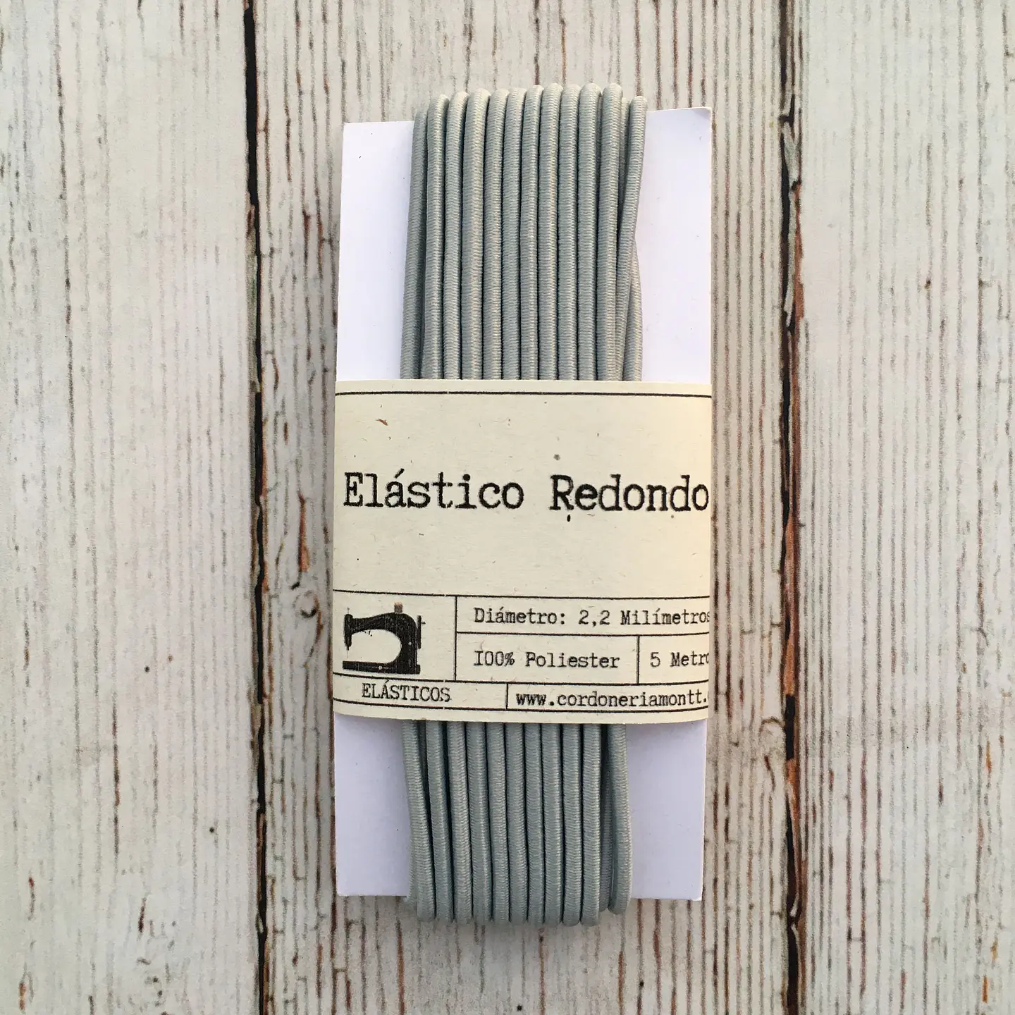 Elástico redondo colores 5mts 11