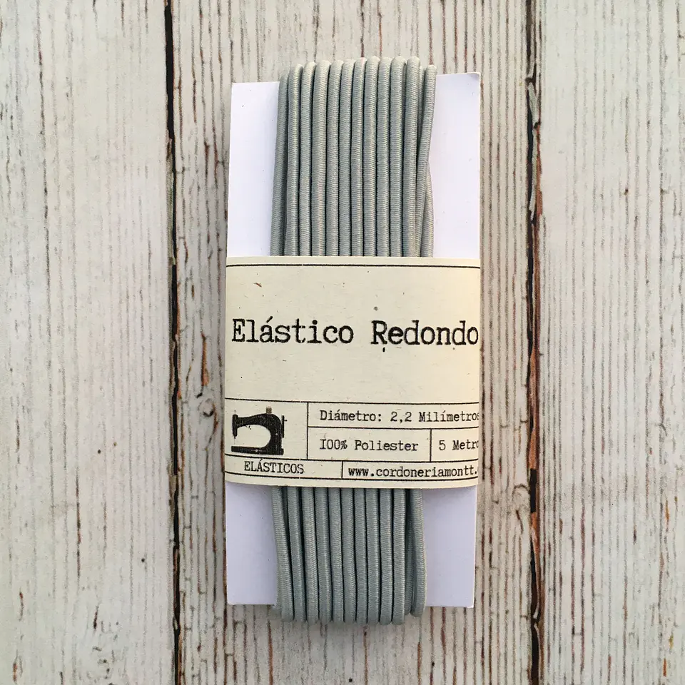 Elástico redondo colores 5mts 11