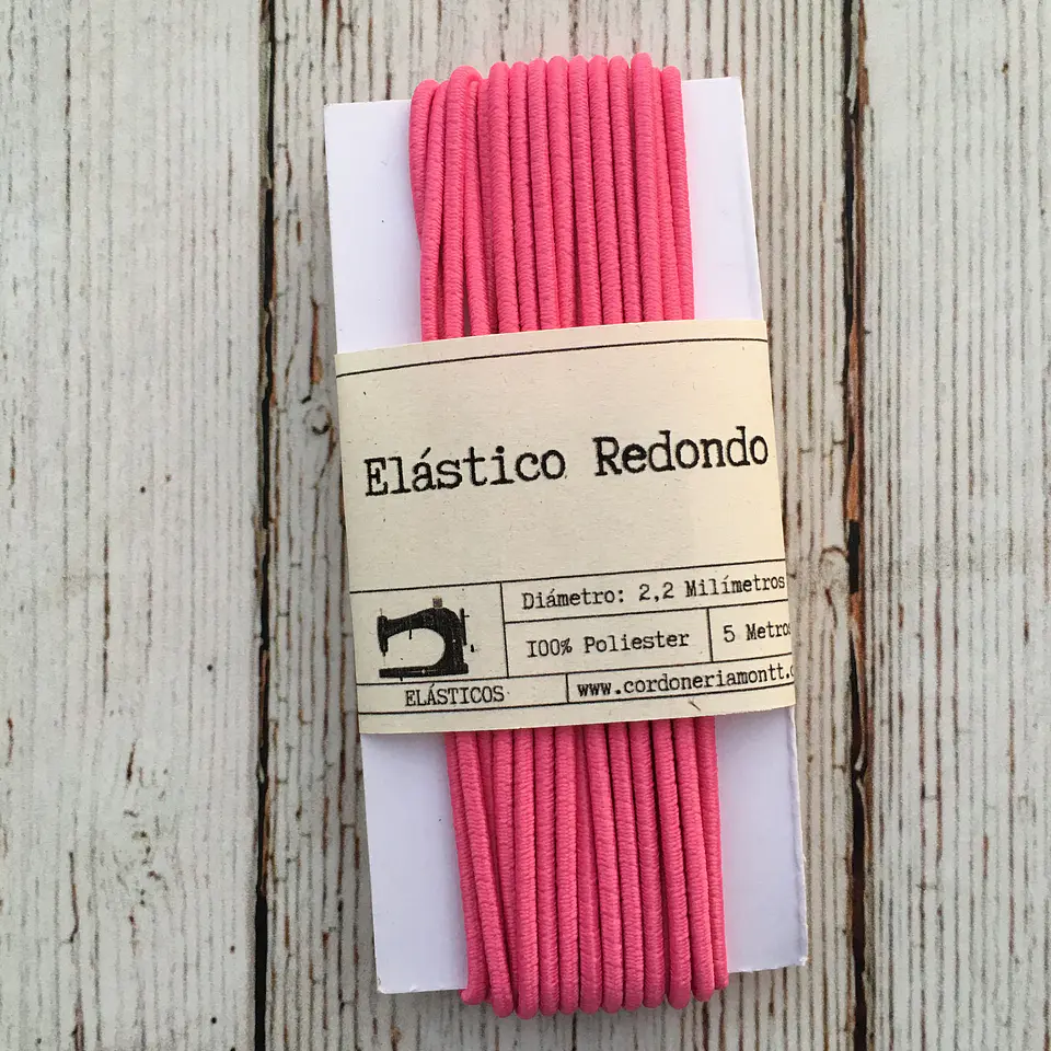 Elástico redondo colores 5mts 17