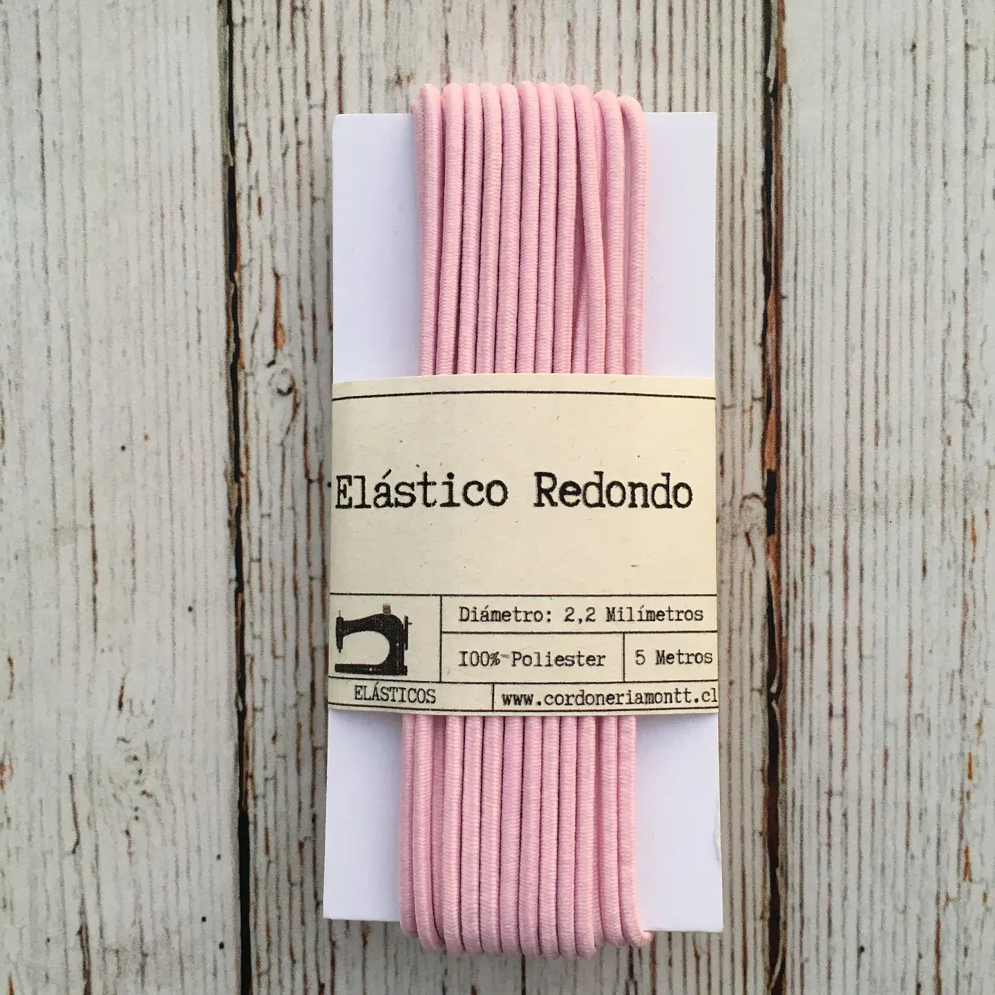 Elástico redondo colores 5mts 18