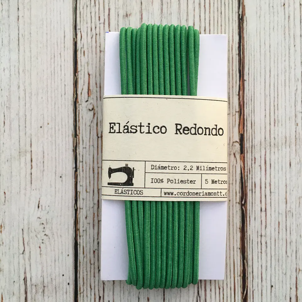 Elástico redondo colores 5mts 19