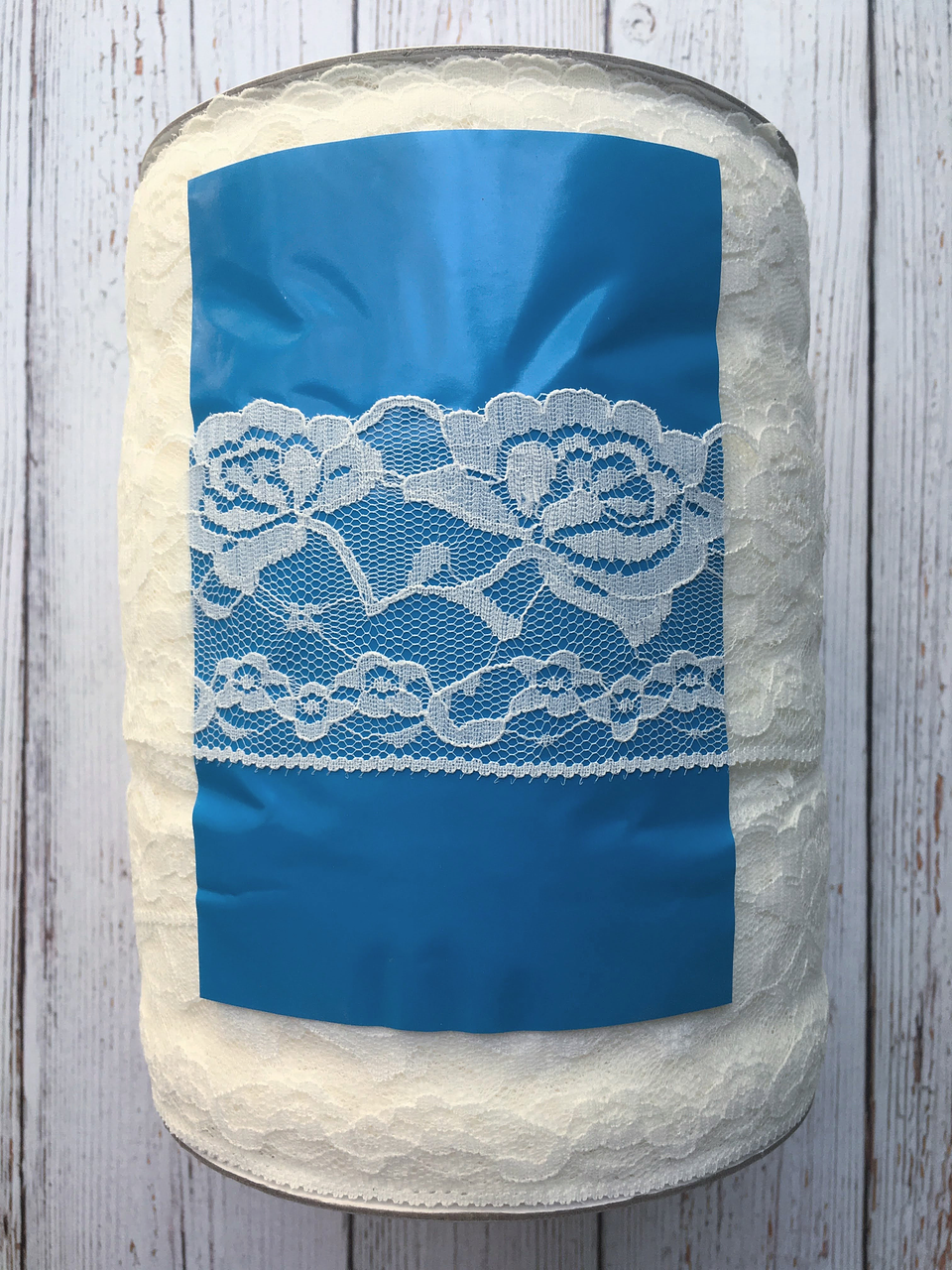 Encaje Rosa Blanco Invierno 60mm 1