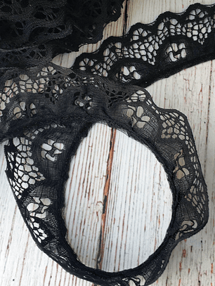 Encaje Negro 40mm