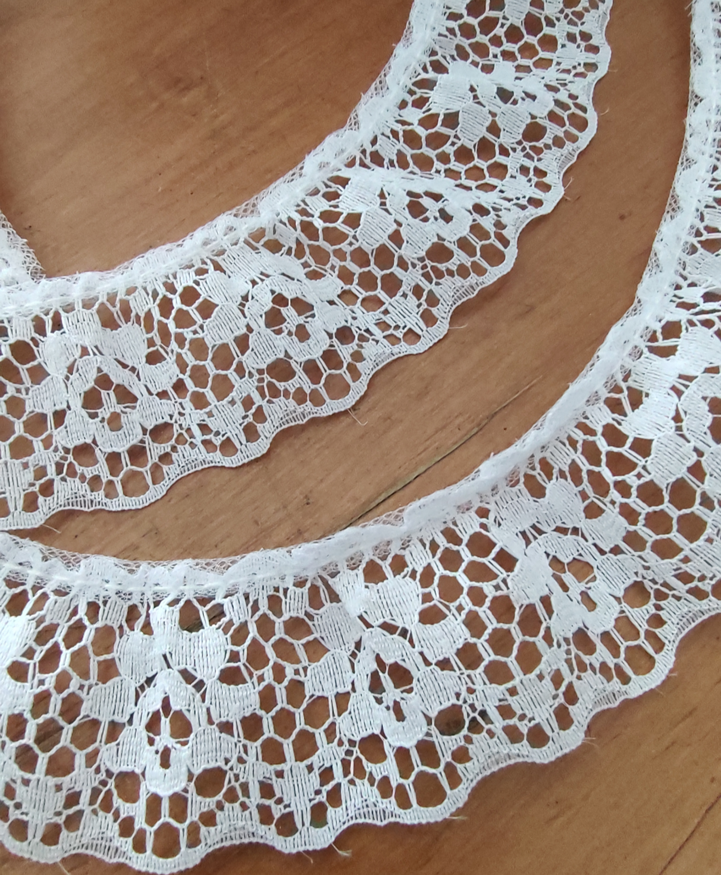 Blonda recogida Blanca 38mm 2