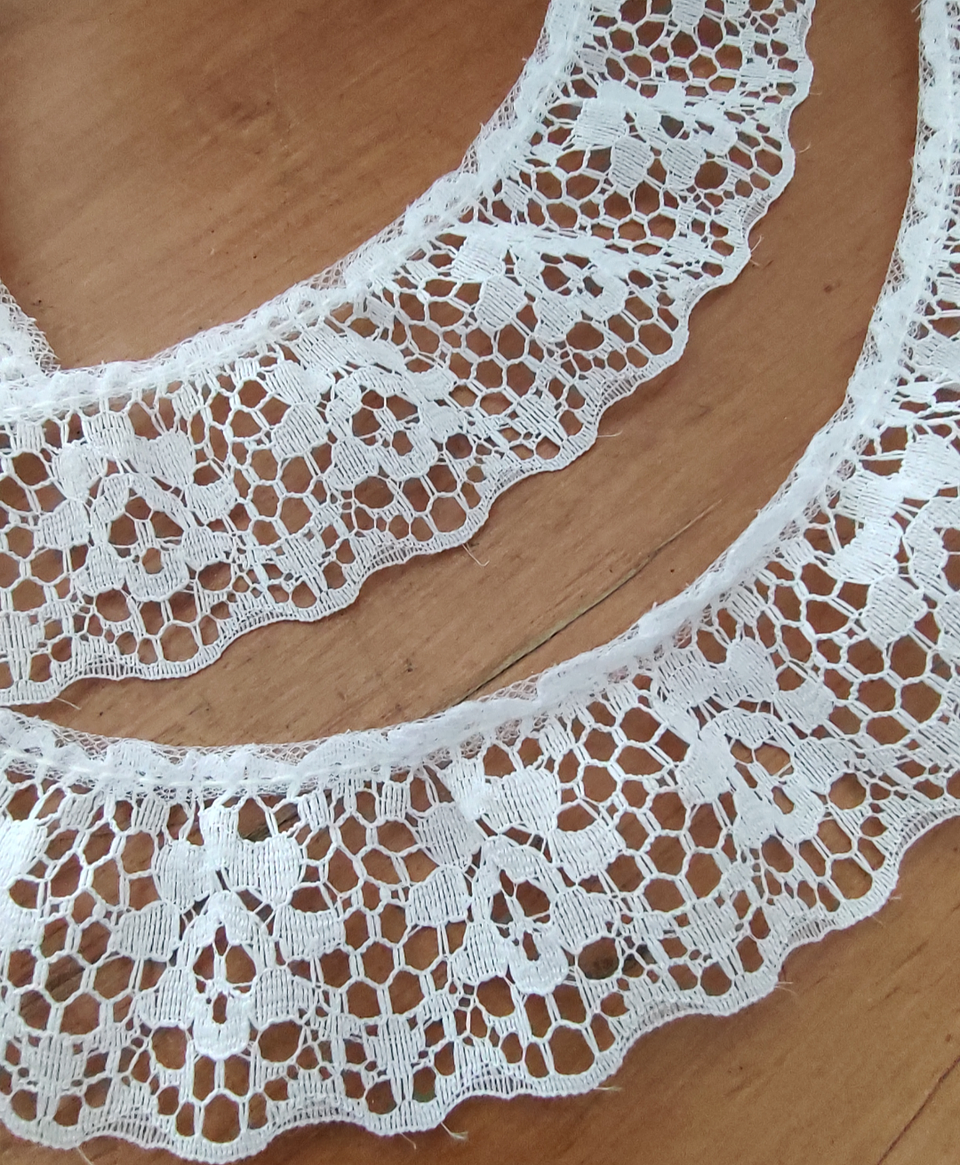 Blonda recogida Blanca 38mm 2