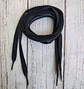 Cordones Zapatillas planos Negros 110cm - Miniatura 1
