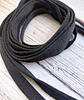Cordones Zapatillas planos Negros 110cm - Miniatura 2