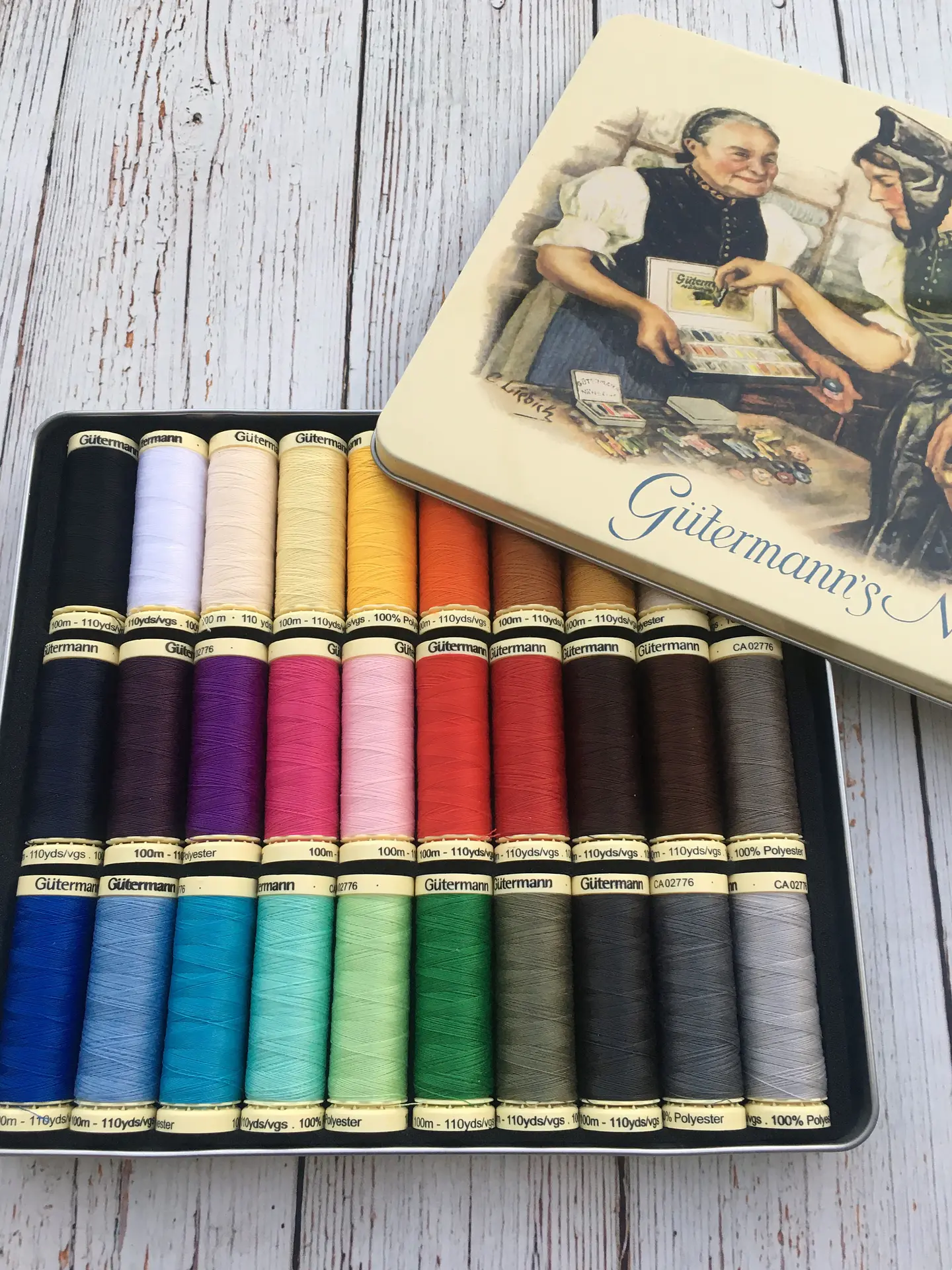 Caja Hilos Gutermann Nostalgia 1930 3