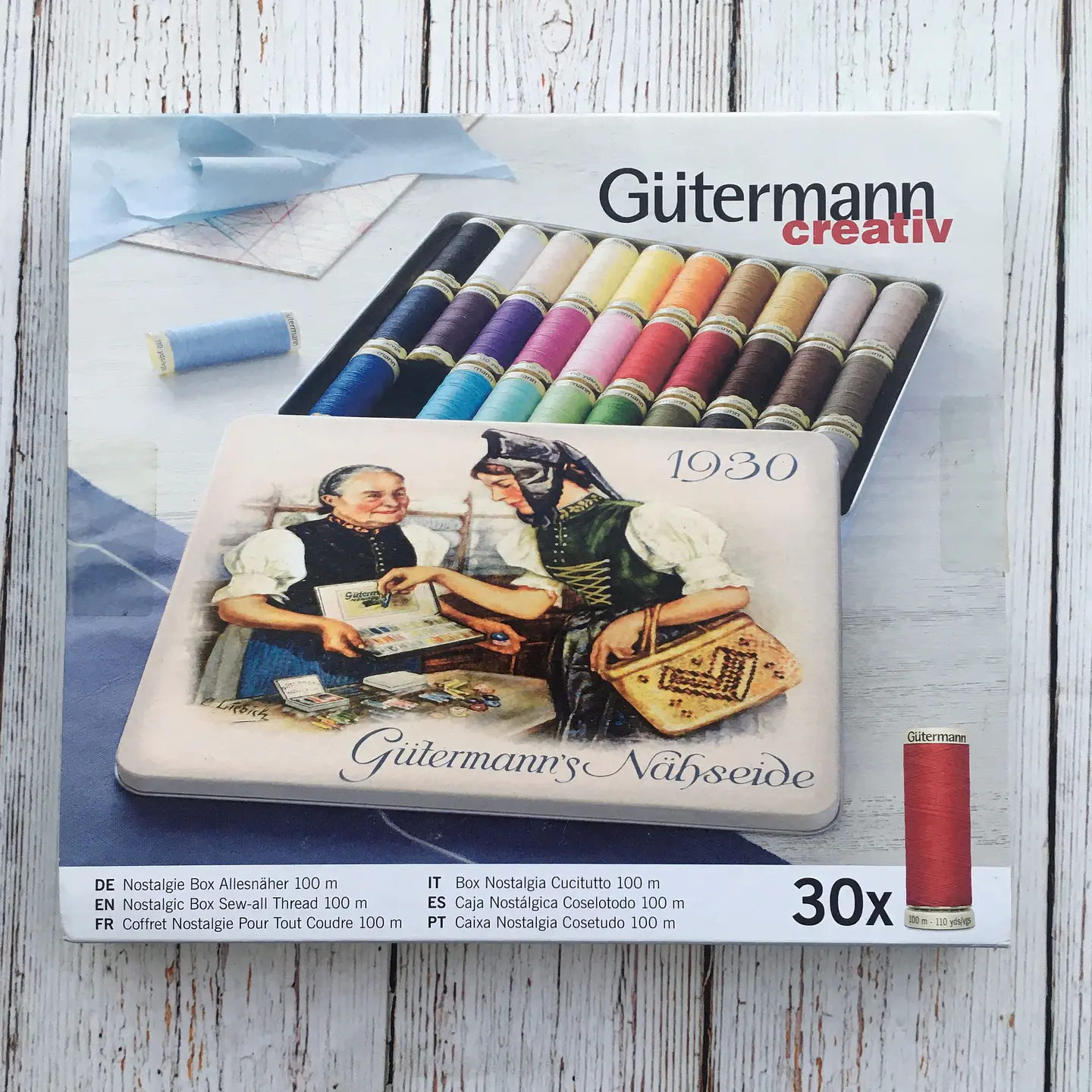Caja Hilos Gutermann Nostalgia 1930 1