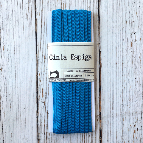 Cinta Espiga poliéster 10mm 5mts