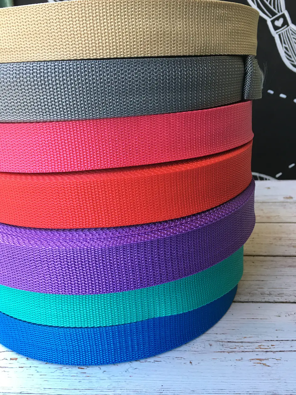 Huincha mochila 32mm 10mts 1