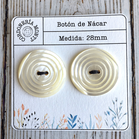 Set Botón Nácar Círculos
