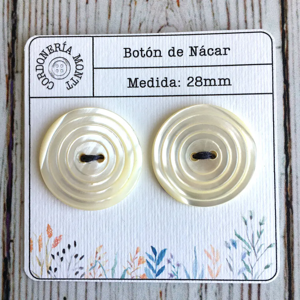 Set Botón Nácar Círculos 1