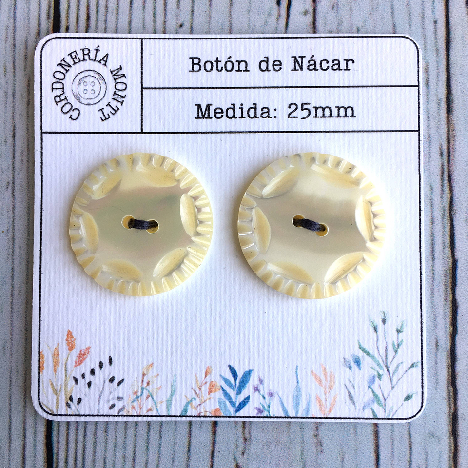 Set Botón de nácar estrella 1