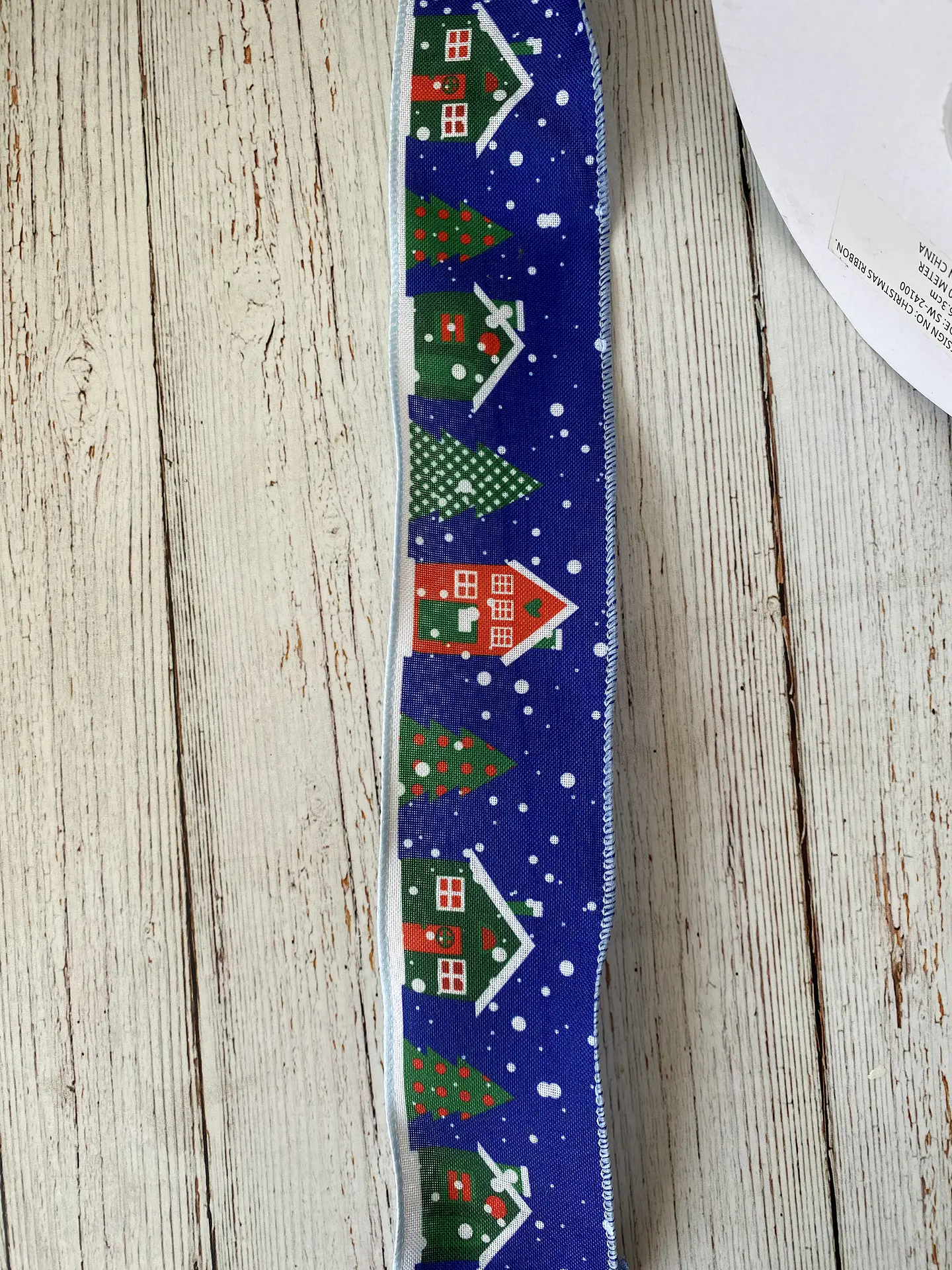 Cinta Casitas Navideñas 6cm 2