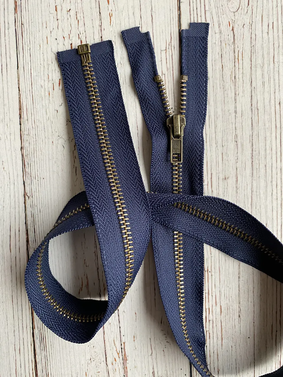 Cierre bronce separable 60cm #5 1