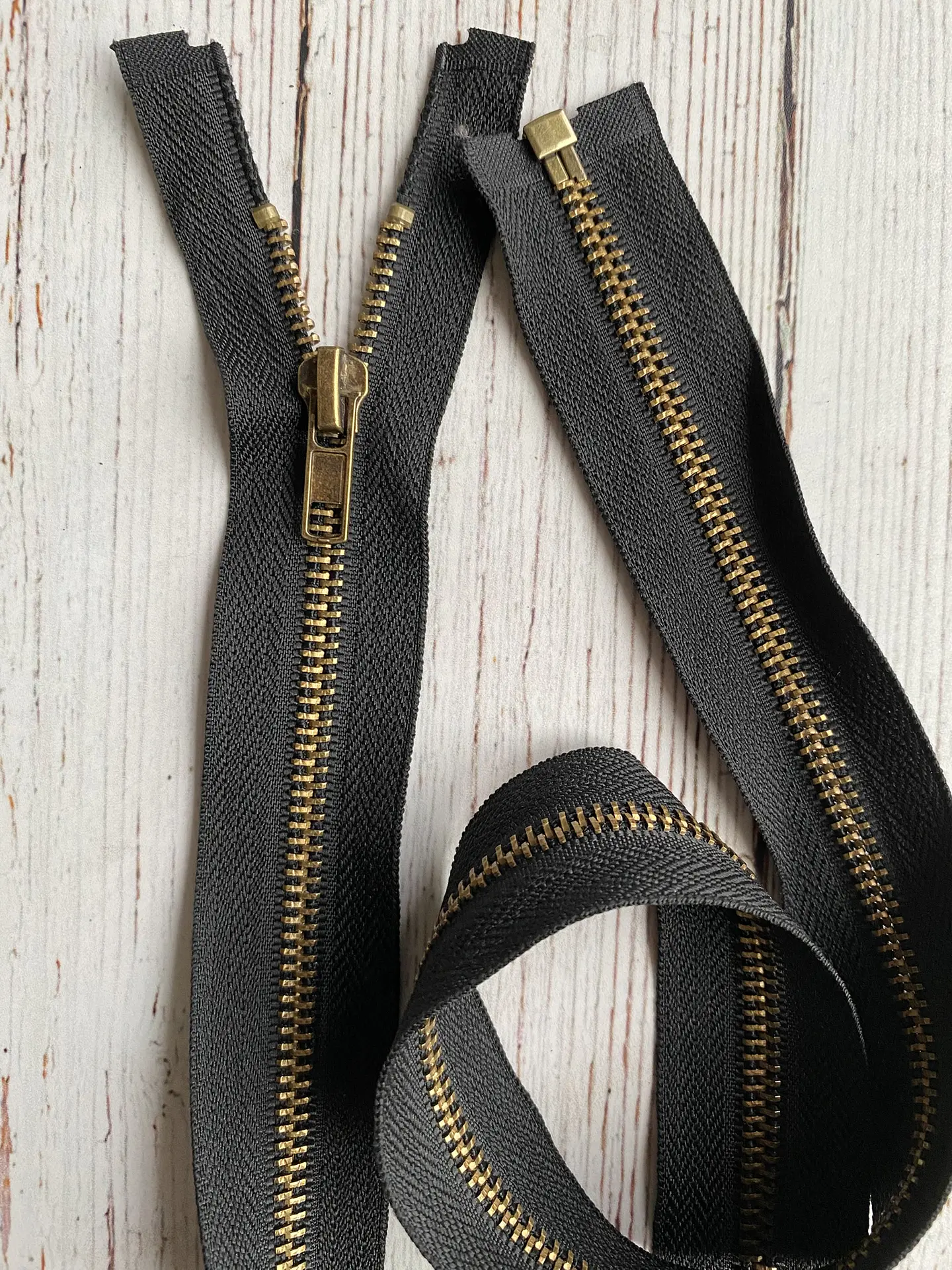 Cierre bronce separable 60cm #5 2