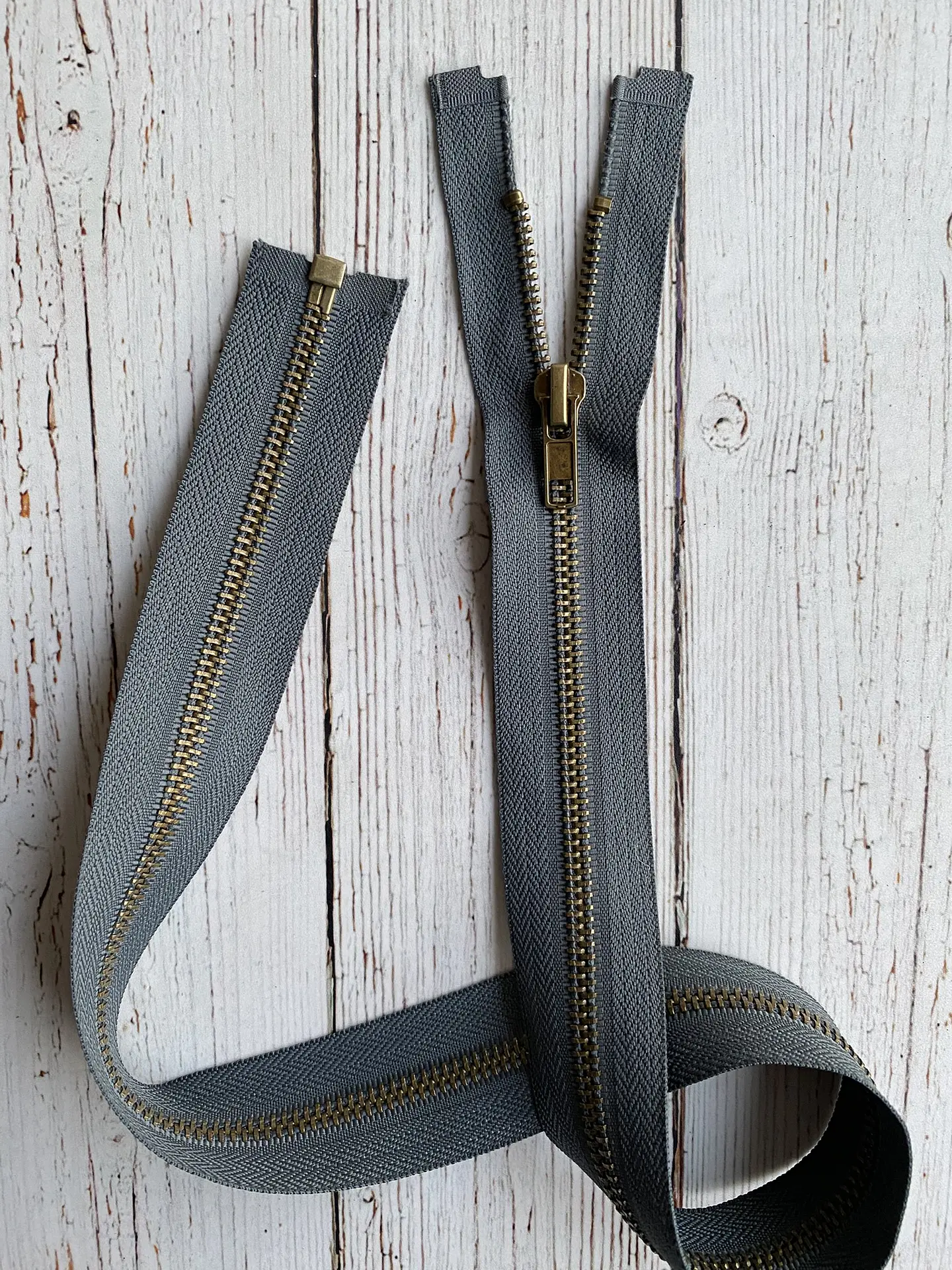 Cierre bronce separable 60cm #5 3