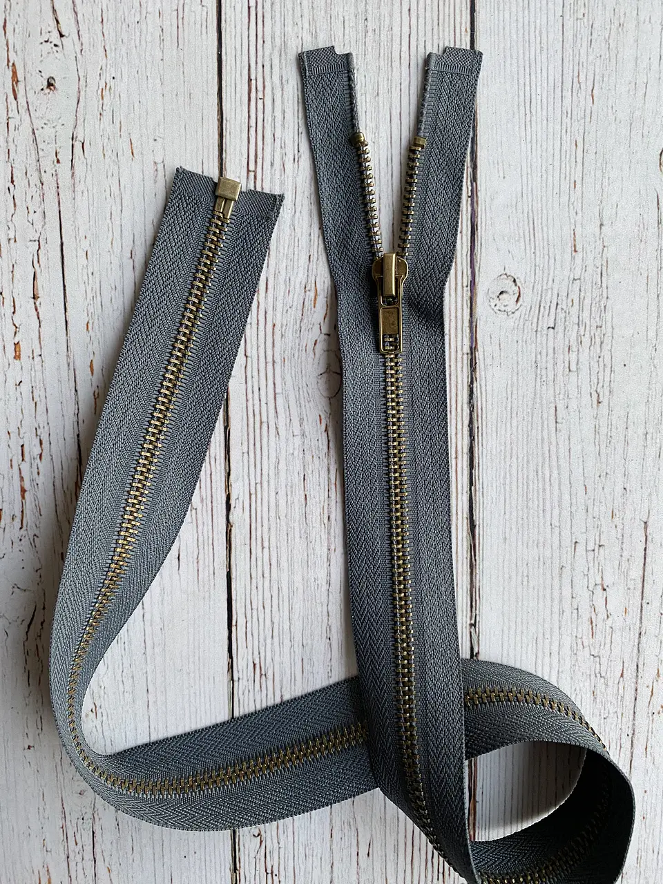 Cierre bronce separable 60cm #5 3