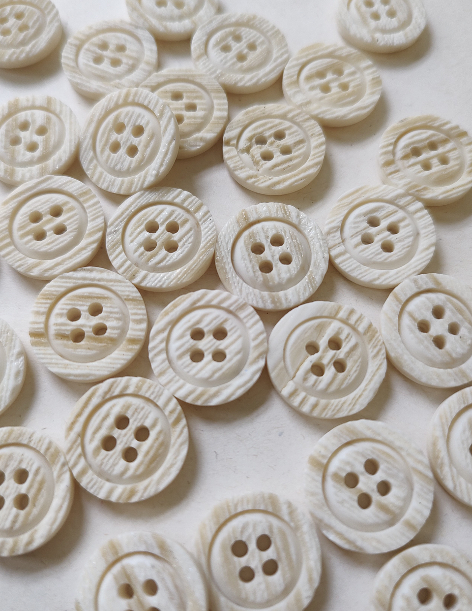 Set 6 botones textura 18mm 1