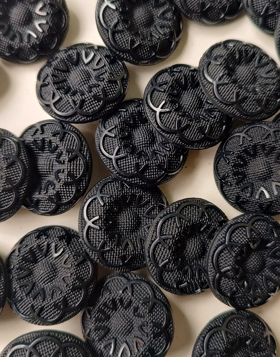 Botón Premium Gran Flor 25mm 1