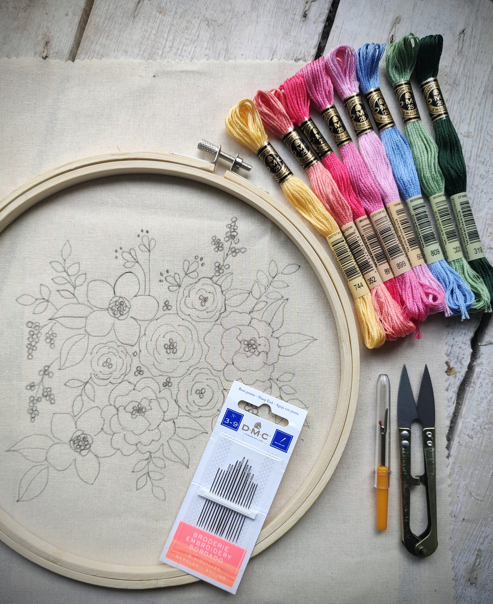 Kit Bordado Primavera 1