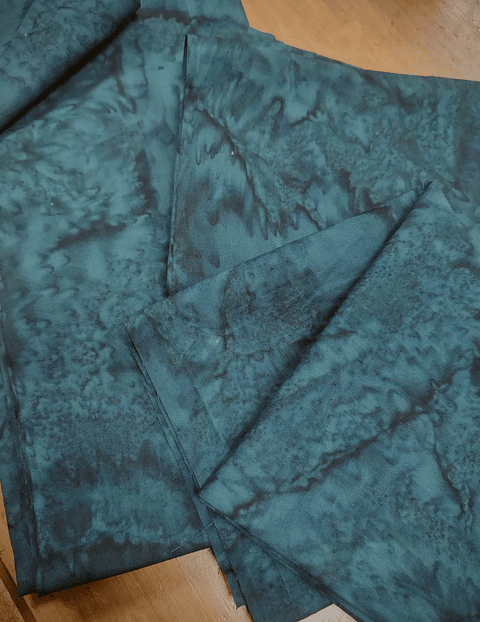 Tela algodón marmoleada