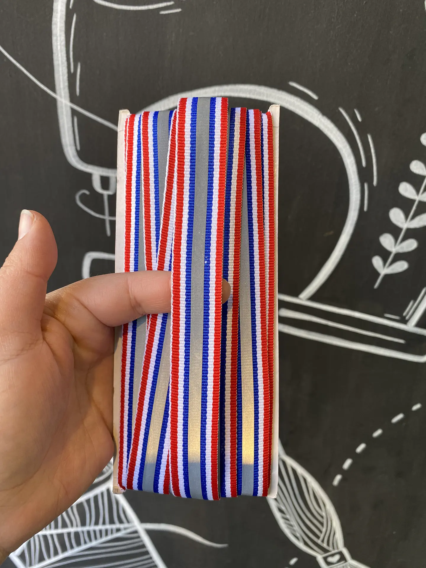 Cinta reflectante tricolor 1