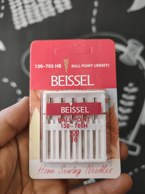 Set agujas máquina Beissel Punta de Bola 100/16