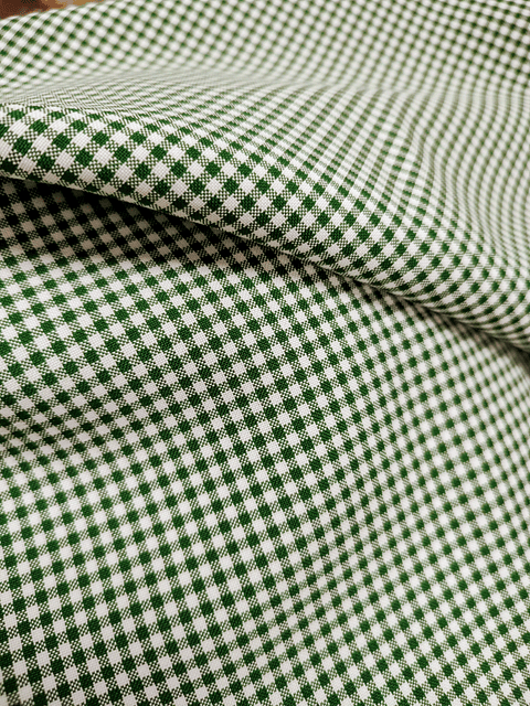Tela Cuadrillé Verde
