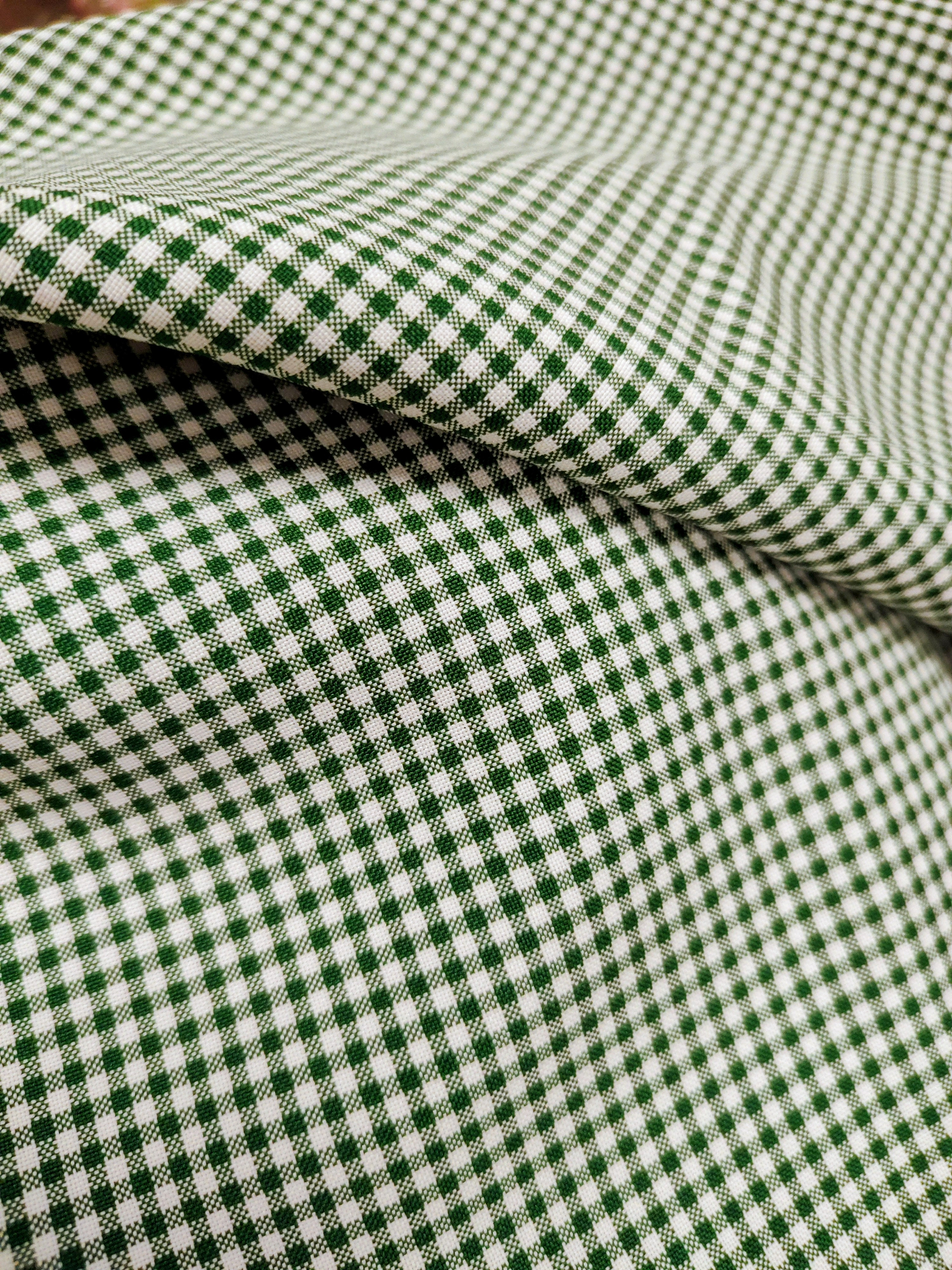 Tela Cuadrillé Verde 1
