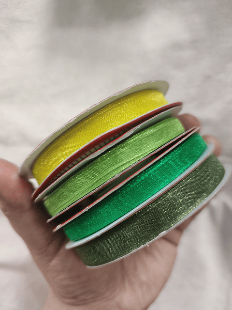 Cinta Organza 7mm 27mts