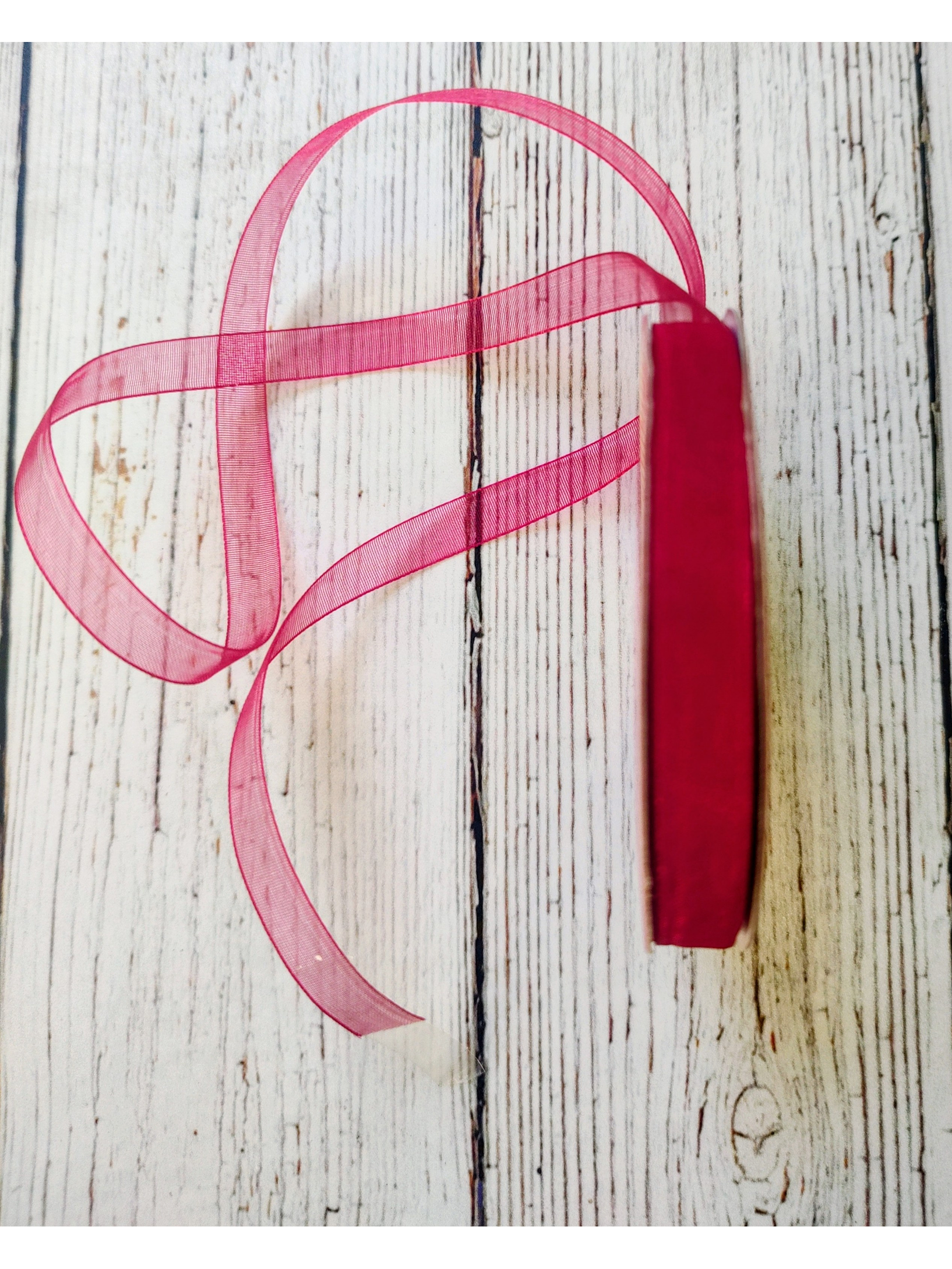 Cinta Organza 7mm 27mts 4