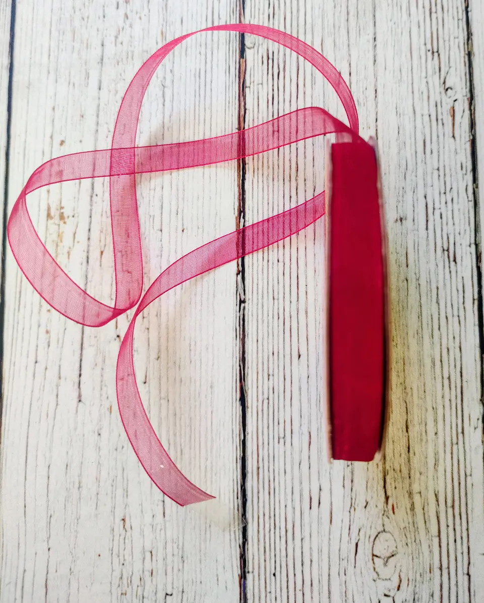 Cinta Organza 7mm 27mts 4