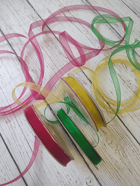 Cinta Organza 7mm 27mts