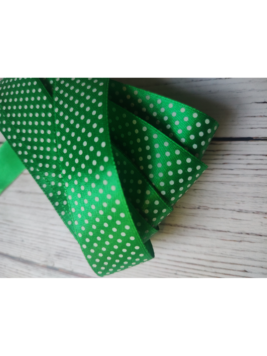 Pieza Cinta Satin Lunares 25mm 11