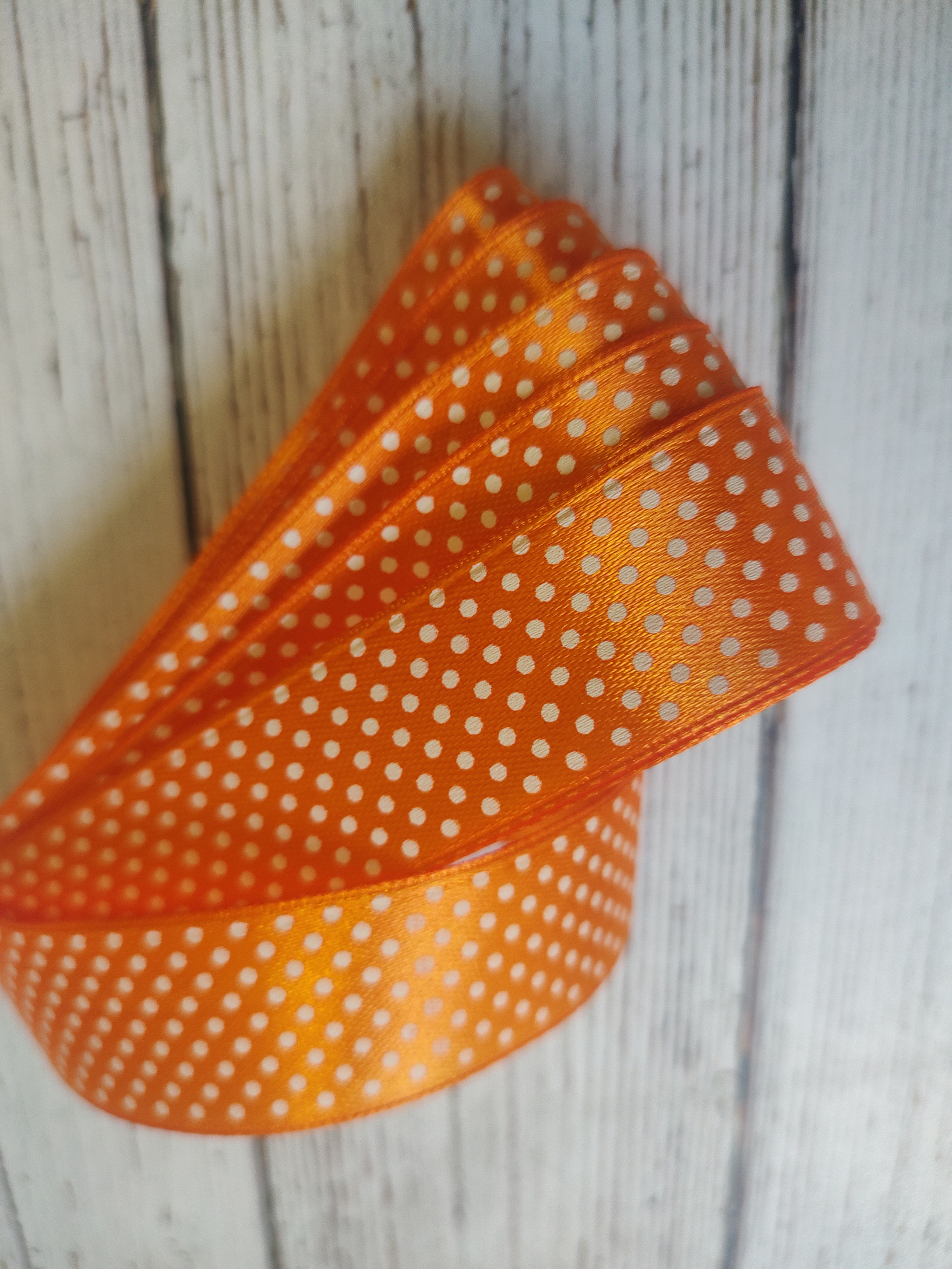 Pieza Cinta Satin Lunares 25mm 13