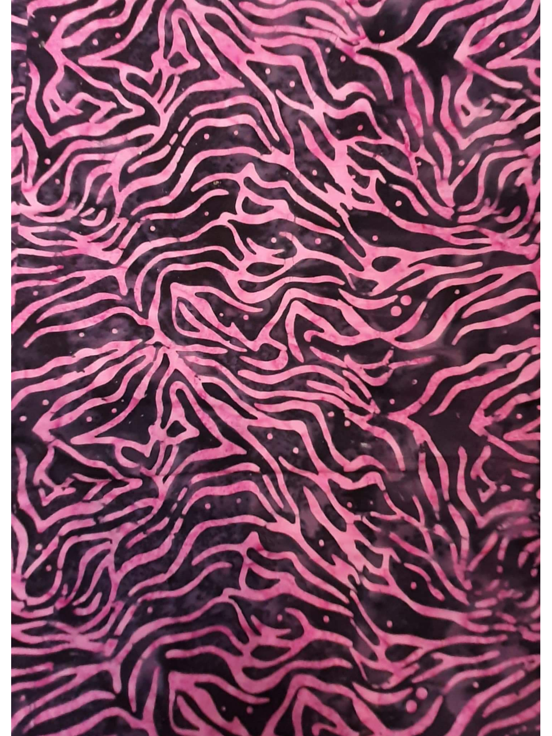 Tela 100% Algodón Batik Cebra 1