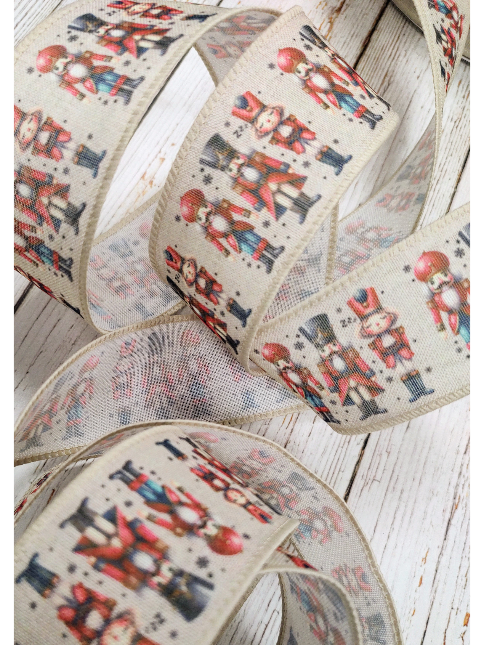 Cinta Navideña Cascanueces  1