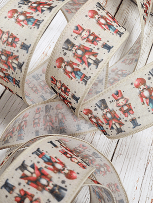 Cinta Navideña Cascanueces 