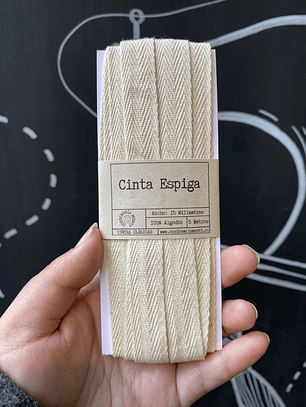 Cinta Espiga algodón 10mm