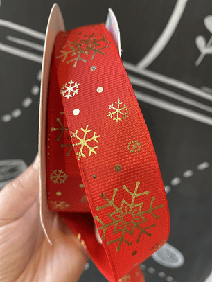 Rollo Cinta Falla Roja Copos